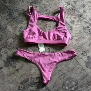 Patagonia Nanogrip Pink Surf Bikini Set Small